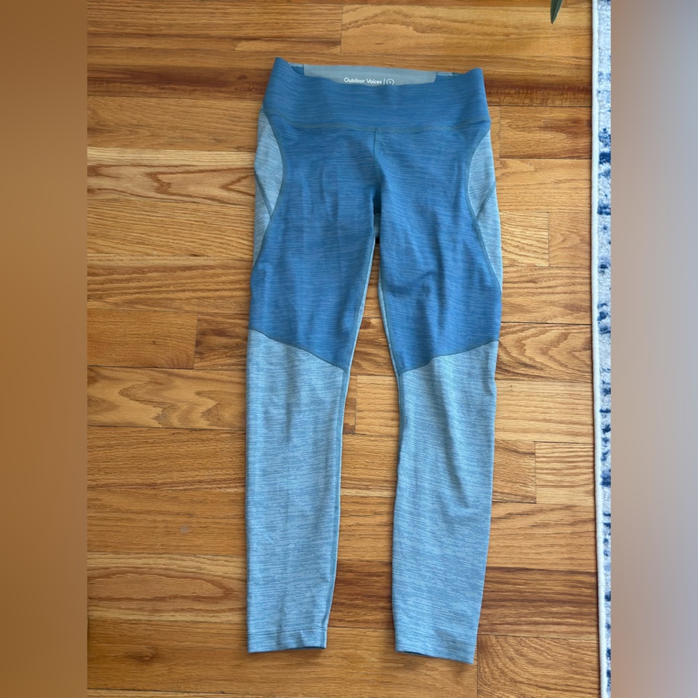 Outdoor Voices TechSweat Two Tone Leggings